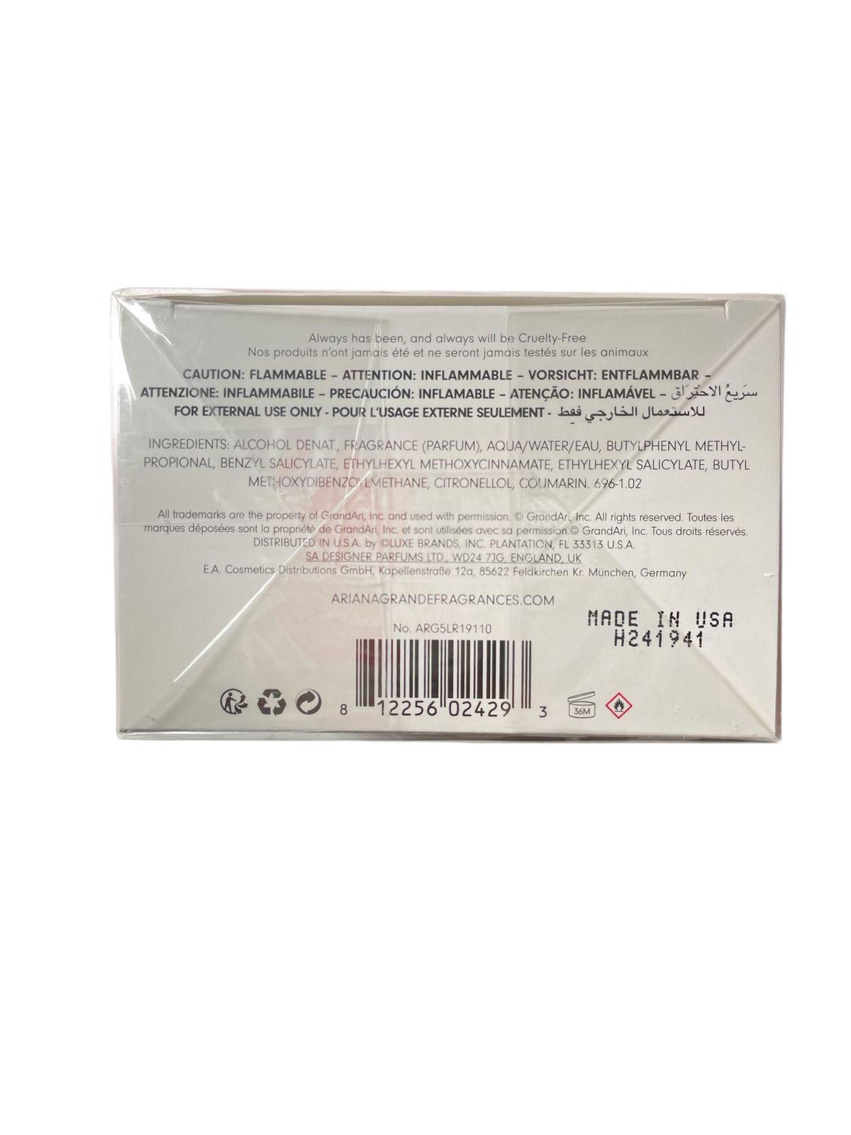 Perfume Ariana Grande Thank U, Next - Eau de Parfum 30 ml